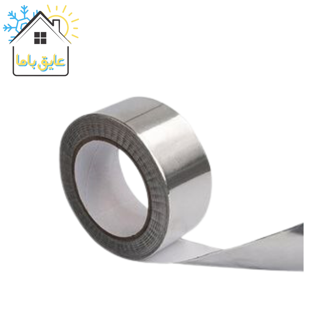 نوار درزگیر الومنیومی ساده حلقه 50 یاردی عرض 5 سانت