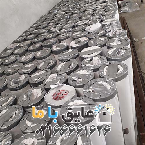 کانال فلکسیبل فایبرگلاس با عایق الاستومری و روکش آلومینیوم نخدار نسوز