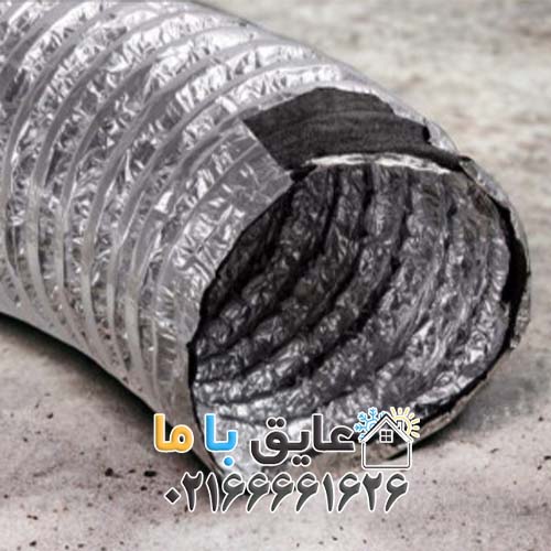 لیست قیمت کانال فلکسیبل با عایق الاستومری و روکش PVC