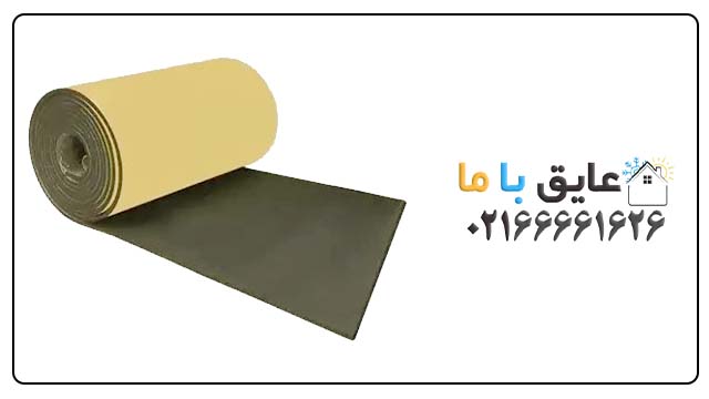 لیست قیمت عایق الاستومری رولی پشت چسبدار