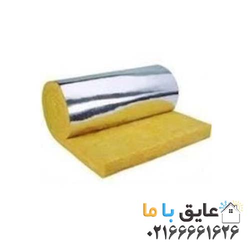 پشم شیشه رولی فویل دار دانسیته 10 آریانا پارس 