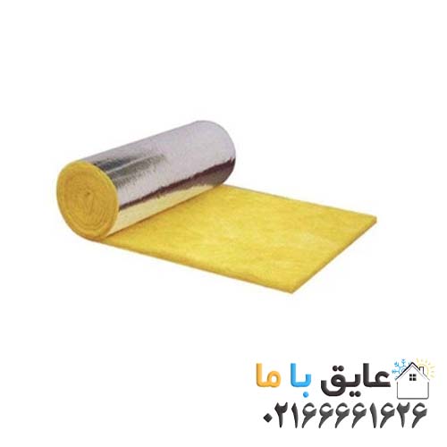 پشم شیشه رولی فویل دار دانسیته 16 آریانا پارس 