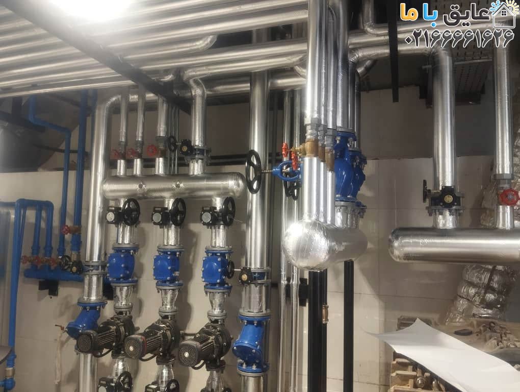 بهترین برند عایق الاستومری روکش دار برای موتورخانه + عکس نمونه کار